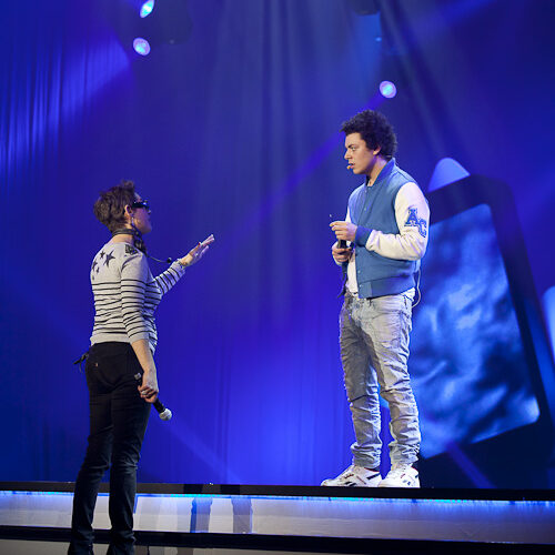 Marie Guibourt et Kev Adams